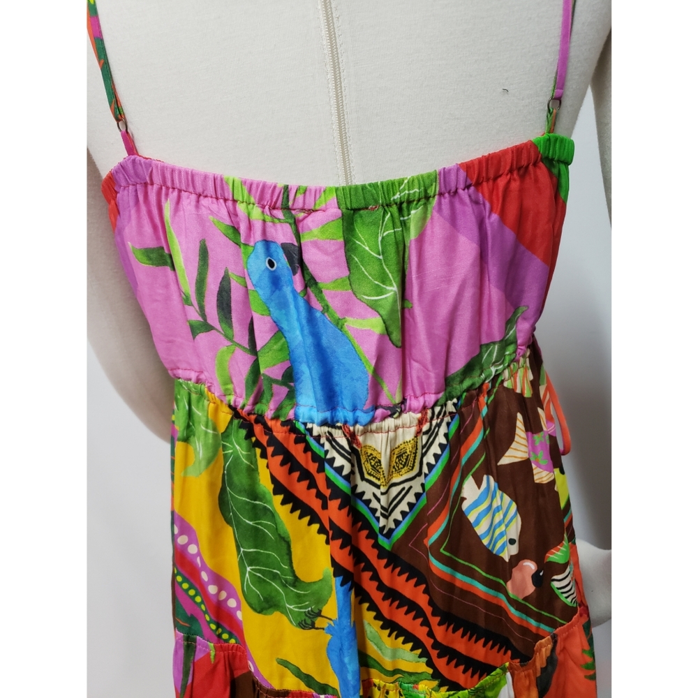 Anthropologie ×Farm Rio Palila Fringed Midi - Picture 11 of 13